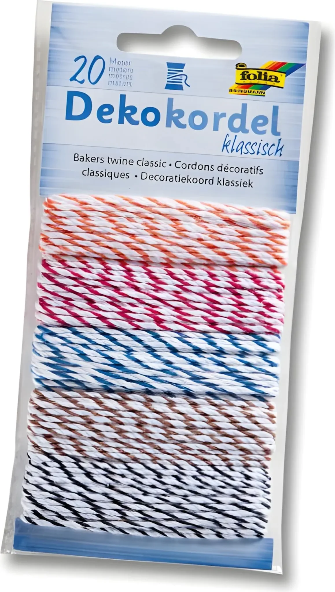 Deko-Kordeln klassisch matt – 5 Farben, 2,0 mm